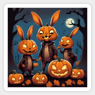 Halloween Rabbits Sticker